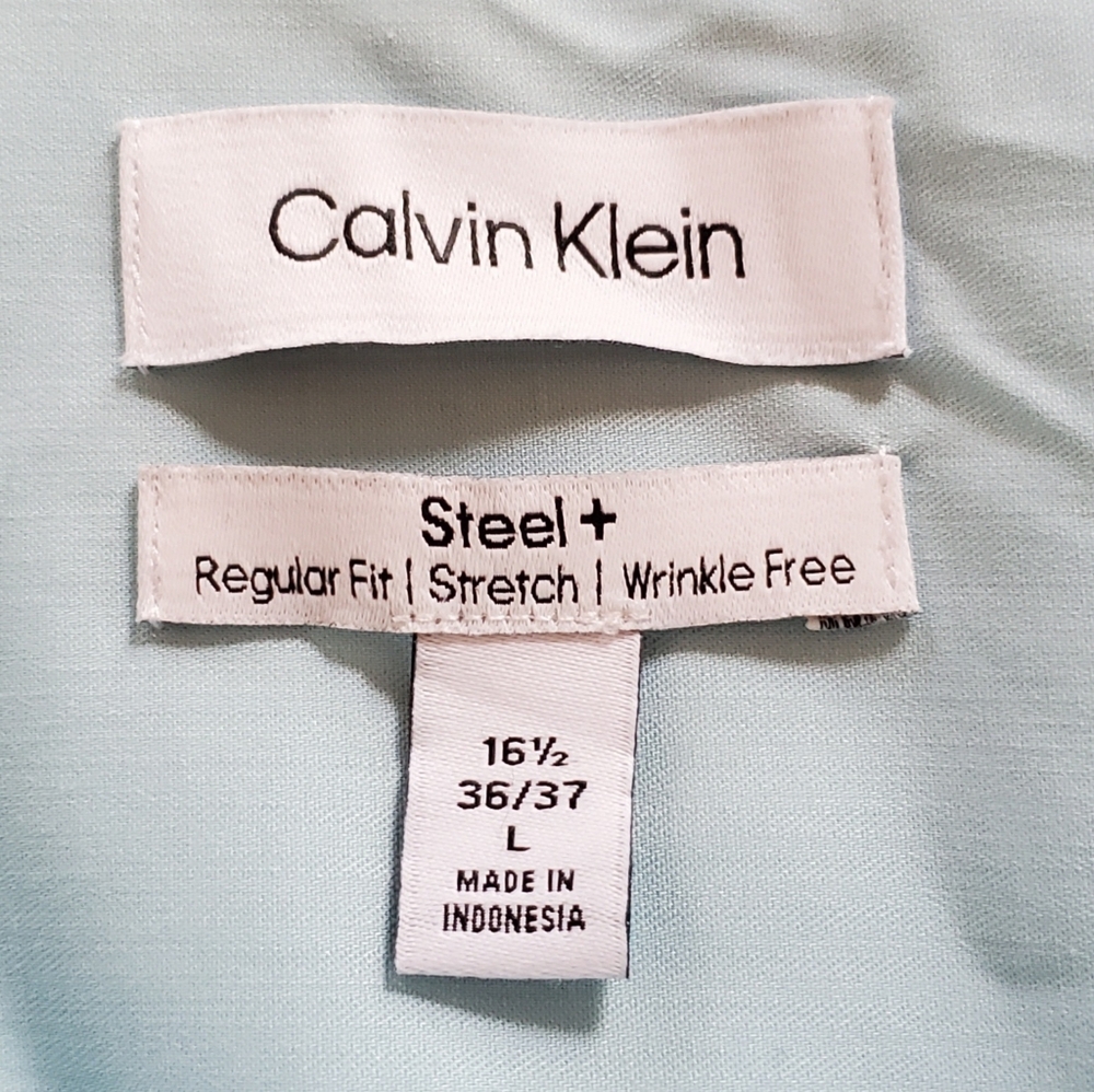 Calvin Klein Sky Blue Button-Up Shirt - Picture 4 of 5